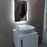 روشویی سایز 50با اینه تاچ