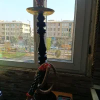 قلیان تنه چوبی (دوسیب آلبالو)