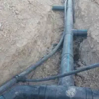 لوله کشی کشاورزی  قطره ای و بازانی جوش پلی اتیلن