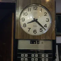 ساعت دیواری سکو ژاپنی قدیمی عتیقه