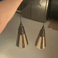لوستر طرح چوب