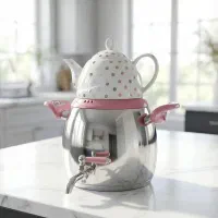 ست قوری کتری دسینی ترکیه ای نو و اکبند