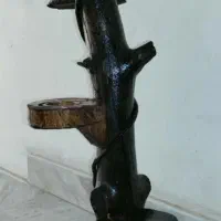 جا شمعی چوبی