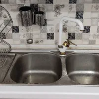 سینک شیر روشویی آب چکان جا قاشقی وسایل در حد نو|آبچکان و نظمدهنده ظروف|قزوین, |دیوار