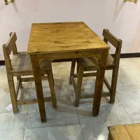 میز و صندلی چوبی