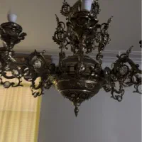 لوستر برنز سنگین سفارشی|لوستر و چراغ آویز|تهران, مهران (سیدخندان)|دیوار