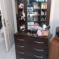 تخت وکتاب خانه و دراور واینه تشک تخت در حد نو|تخت و سرویس خواب|تهران, وحیدیه|دیوار