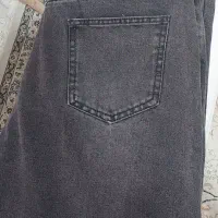 شلوار جین بگ زغالی