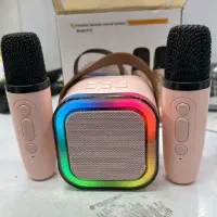 اسپیکر RGB مدل K12 دو میکروفن با حالت تغییر