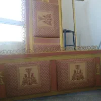 تخت دونفره فلزی|تخت و سرویس خواب|نظرآباد, رسالت|دیوار