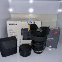 لنز۲۴۷۰تامرون g2 f2.8 برای کنون با تبدیل برای سریR|دوربین عکاسی و فیلم‌برداری|رودسر, |دیوار