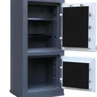 گاوصندوق دو درب،250کیلویی با طبقه وسط657284