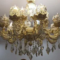 لوستر سرامیکی کلاسیک|لوستر و چراغ آویز|مشکیندشت, |دیوار