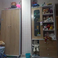 سرویس کامل  و تخت کودک|تخت و سرویس خواب|شهریار, شهریار|دیوار