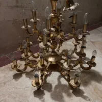 لوستر برنجی کلاسیک ابکاری