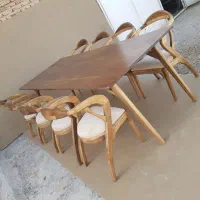 صندلی غذا خوری  تمام چوب جنگلی  از تولیدی