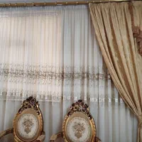 پرده حریر با والان|پرده، رانر، رومیزی|سراب, |دیوار