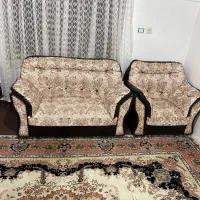 مبل  هفت نفره بسیار تمیز|مبلمان خانگی و میز عسلی|صومعه‌سرا, |دیوار