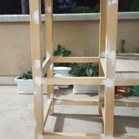 چهارپایه چوبی سبک|صندلی و نیمکت|خمینیشهر, |دیوار