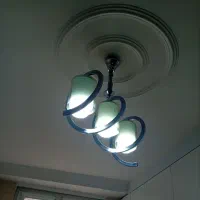 2عدد لوستر|لوستر و چراغ آویز|آبیک, |دیوار