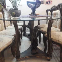 میز نهار خوری ۸ نفره|میز و صندلی غذاخوری|قزوین, |دیوار