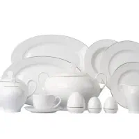 سرویس چینی غذاخوری زرین ۱۸ نفره ۱۰۵ پارچه