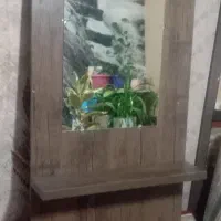 آینه و دکور چوبی