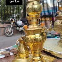 سماور دکوری معاوضه با انگشتر هم میکنم|سماور، چایساز، قهوهساز|باسمنج, |دیوار