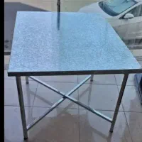 میز عسلی مکعب فلزی چوبی|میز و صندلی غذاخوری|تهران, شادآباد|دیوار