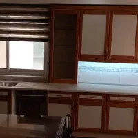 کابینت متراژ  ۱۰ متر جنس ام دی اف نما چوپ در حد نو