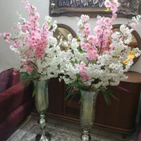 گل مصنوعی خارجی با گلدان نو فقط ۲عدد مانده|گل مصنوعی|تهران, فلاح|دیوار