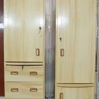 کمد لباس جا دار سه کشو تمیز