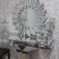 آینه کنسول همراه شمعدان ها