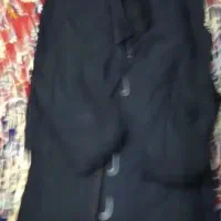 مانتووشلوار سرمه ای فرم دبیرستان