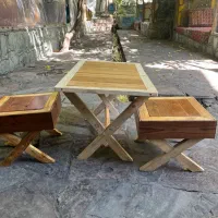 میز صندلی چوبی