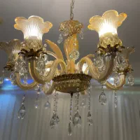 لوستر کریستالی ۶ شاخه