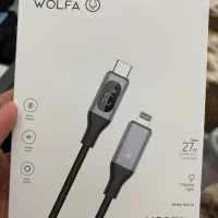 کابل‌شارژ‌ شرکتی آیفونwolfa