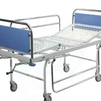 تخت بیمارستانی دو شکن بسیار سالم و تمیز