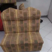 یک دست مبل هفت نفره، یک عدد کالسکه بچه به فروش|حراج|تهران, شهرک فردوس (حسینی)|دیوار