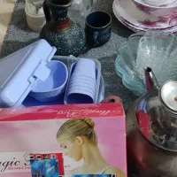 مقداری ظرف قابلمه کاری شیشه نشکن ارکوپال|ظروف سرو و پذیرایی|کرج, کوی گلها|دیوار