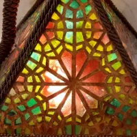 لوستر طرح گره چینی هنر دست|لوستر و چراغ آویز|اصفهان, شاهزاده ابراهیم|دیوار