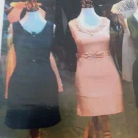 لباس مجلسی مدل ماهی جنس کرپ مازراتی 46تا36