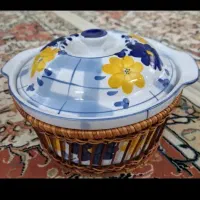 قابلمه و ماهیتابه گل پنبه ای