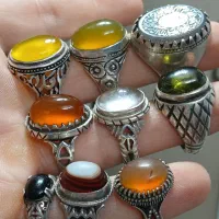 انگشتر نقره حراجی|جواهرات|خمینی‌شهر, |دیوار
