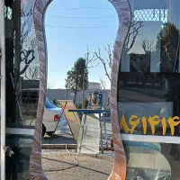 آینه قاب دار چوبی