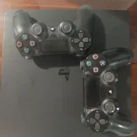 ps4 اسلیم یک ترابایت دو دسته در حد نو