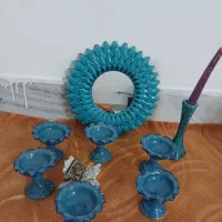 هفت سین سفالی زیبا|صنایع دستی و سایر لوازم تزئینی|بجنورد, |دیوار