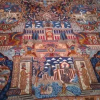 فرش دستباف کاشمر تخت جمشید