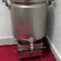 سماور جنس برنج به همراه   اجاق گاز