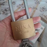 قفل آویز پایه بلند سایز ۶۳ نیکا|ابزارآلات|لنگرود, |دیوار